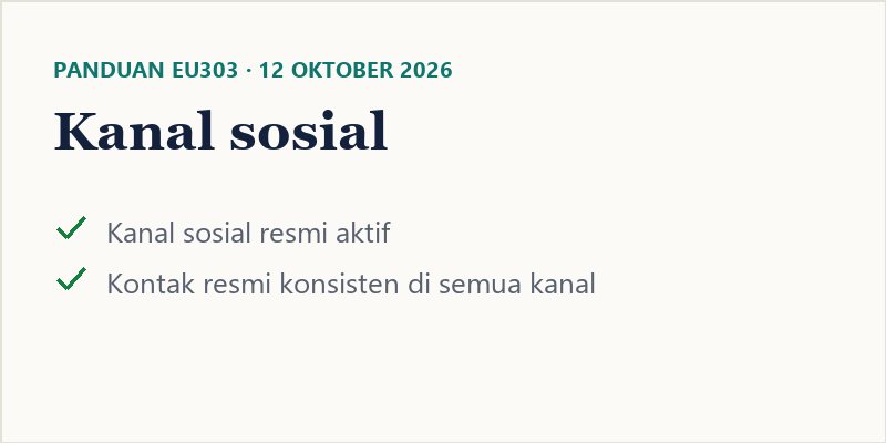 Ilustrasi panduan kanal sosial EU303